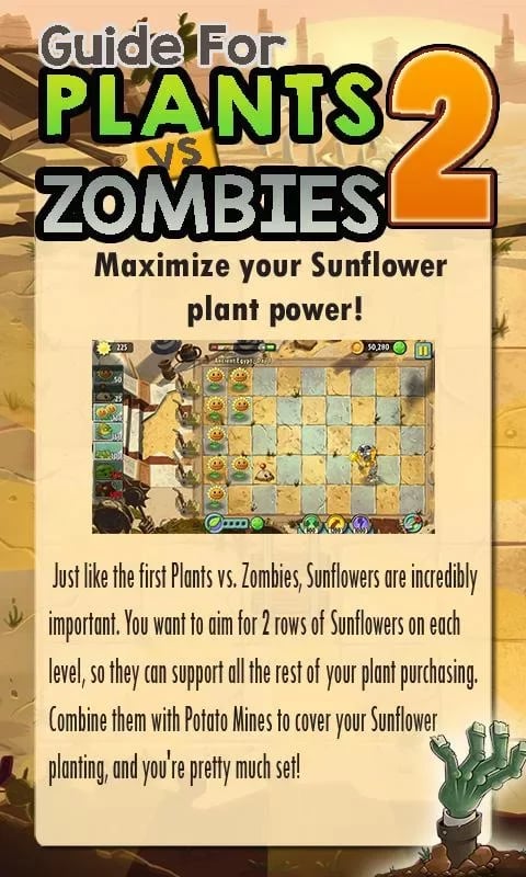 Guide For Plants vs Zomb...截图1