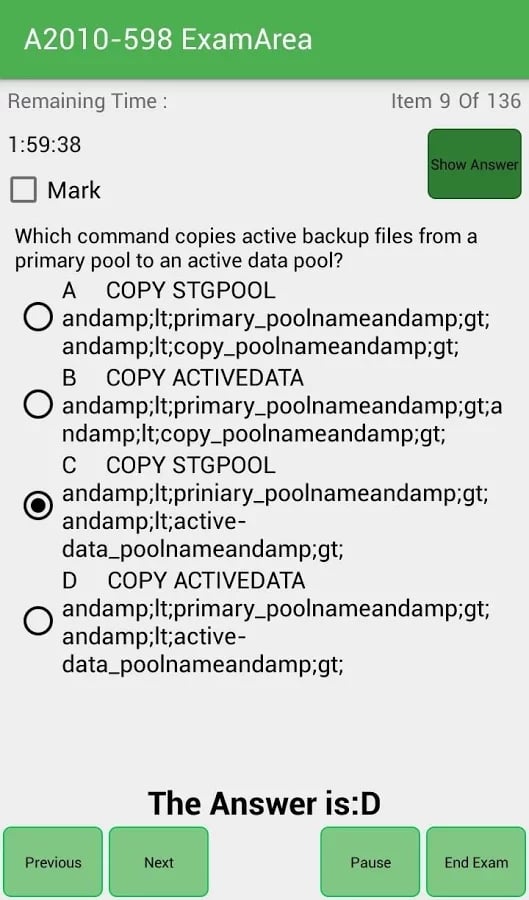 EA A2010-598 IBM Exam截图10