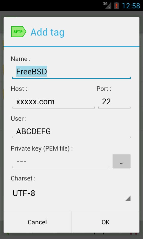 Folder Tag for SFTP截图1