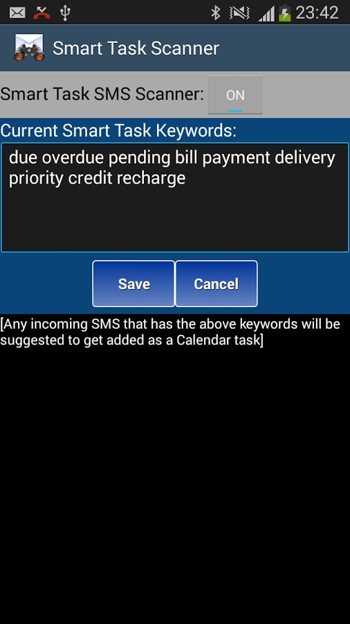 Smart Task SMS Scanner截图4