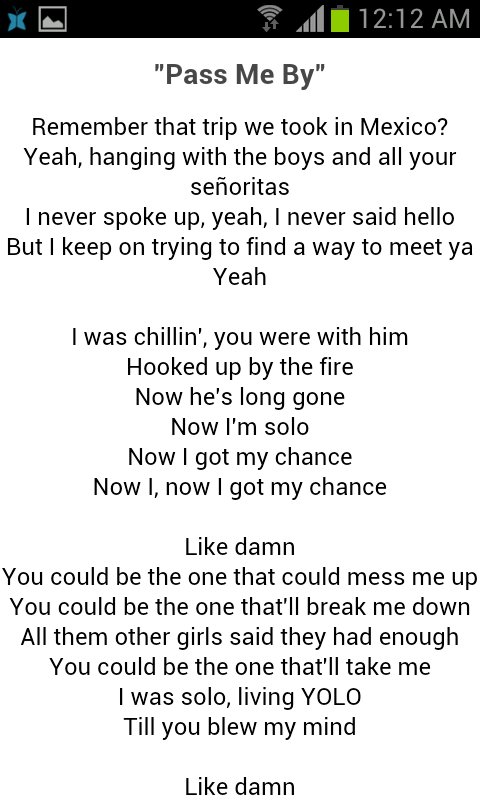 R5 Song Lyrics截图3