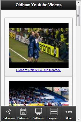 Oldham AFC Info App截图5