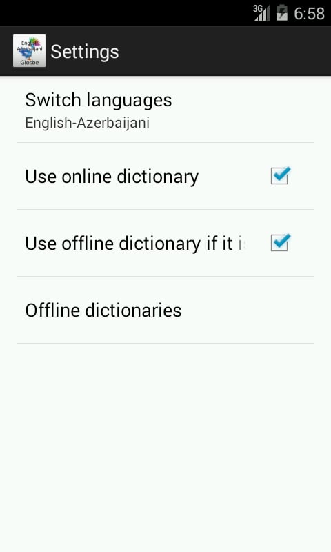 English-Azerbaijani Dict...截图4