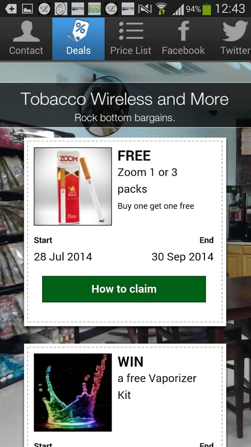 Tobacco Wireless and Mor...截图1