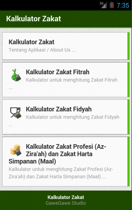 Kalkulator Zakat截图1