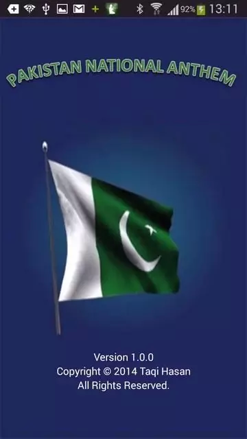 Pakistan National Anthem截图3