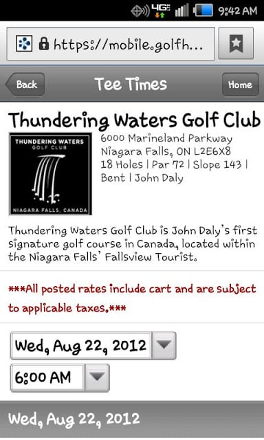 Thundering Waters Golf Club截图3