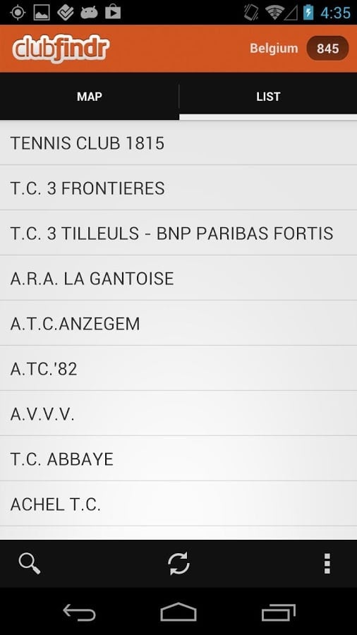 Clubfindr Tennis截图2