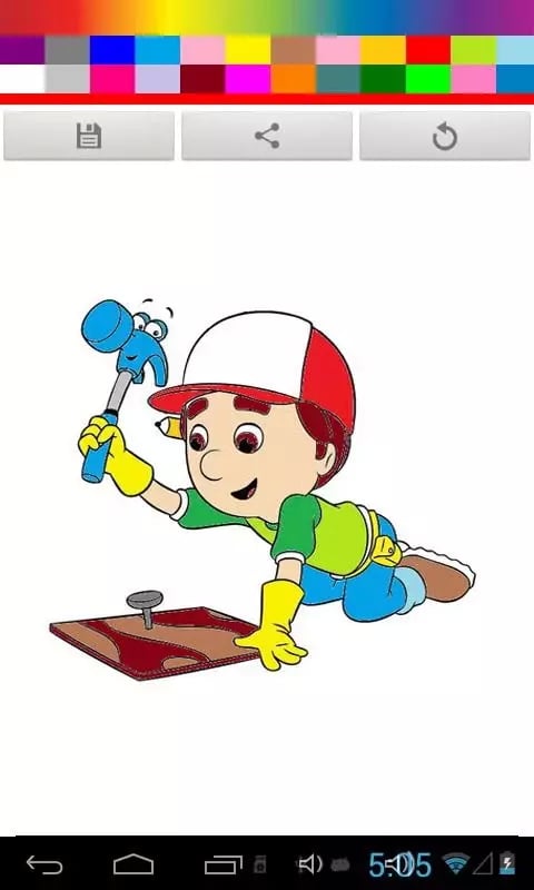 Kid Handy Man Coloring G...截图2