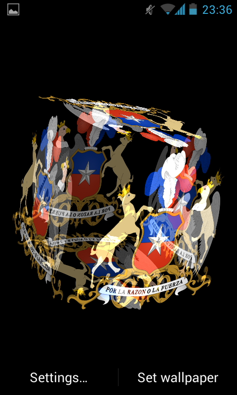 Chile Coat Arms LWP 3D截图2