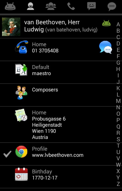 Contacts + Messages截图3