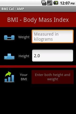 BMI Cal - AMP截图3