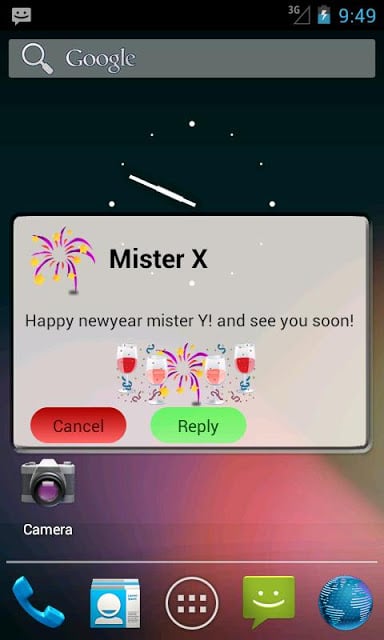 fun SMS Popup (FREE)截图1