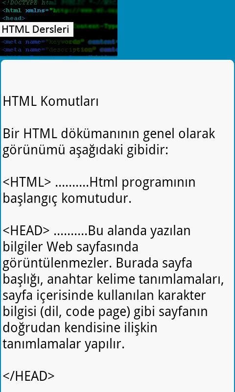 HTML Dersleri截图3