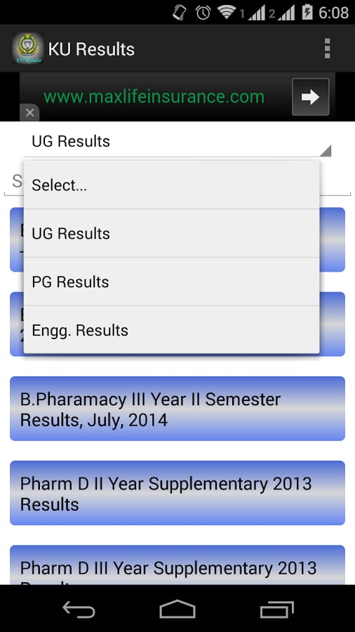 Kakatiya University Resu...截图3