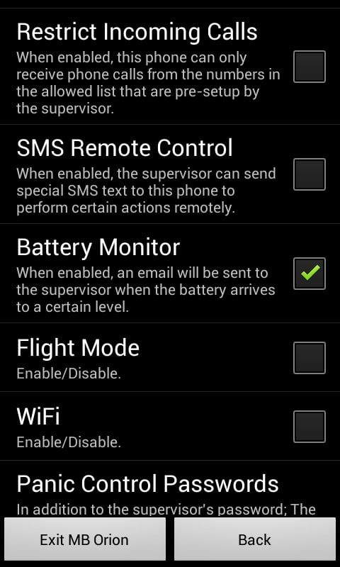 MB Orion - Safety Phone截图4