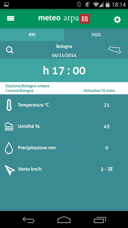 Meteo Arpa ER截图3