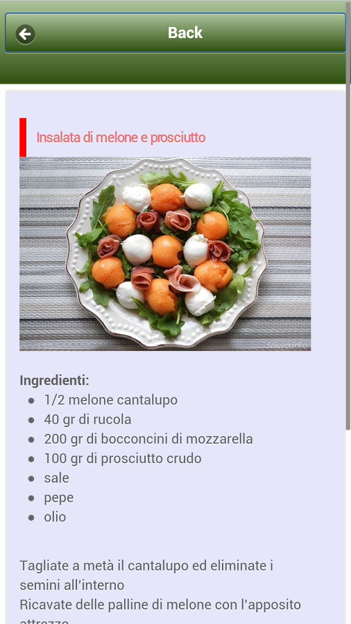 Ricette Di Insalata截图7