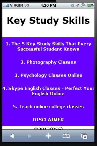 Key Study Skills截图4