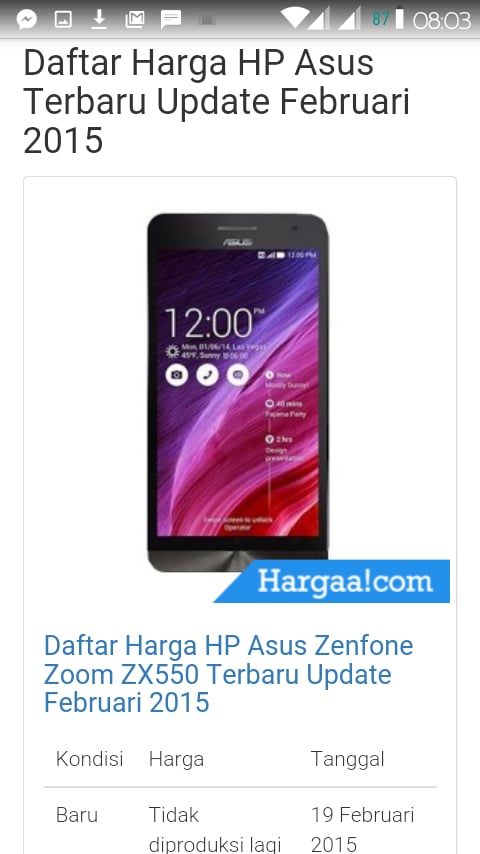 Harga HP Terbaru截图6