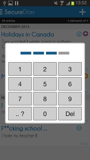 My Diary - secure notes截图5
