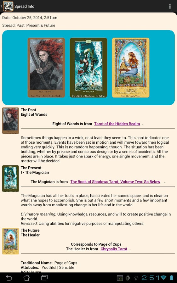 Tarot Sampler IV截图1