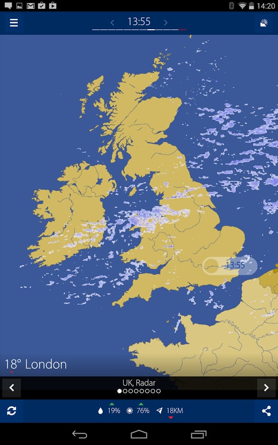 RainRadar UK &amp; Ireland截图4