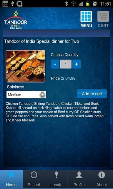 Tandoor of India截图2