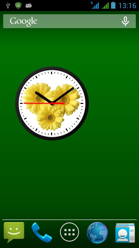 Analog Clock Widget Plus...截图2