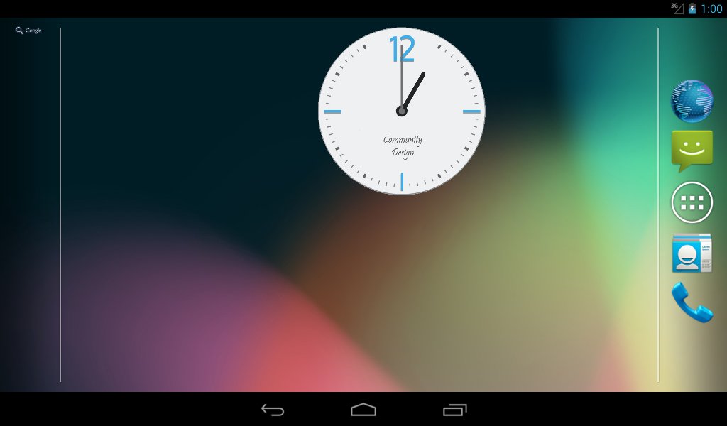 Kde5 Analog Clock Widget截图5