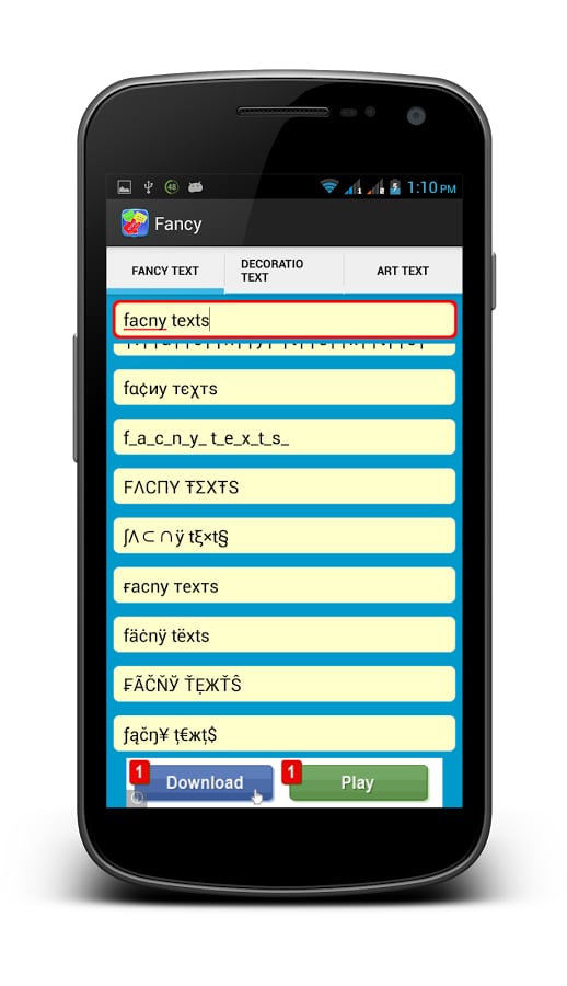 Fancy Text for Status截图2