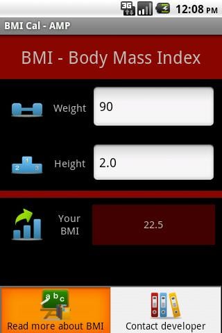 BMI Cal - AMP截图2