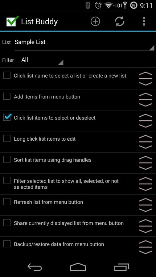 List Buddy Checklist Fre...截图2