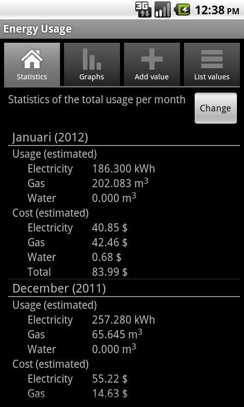 Energy Usage截图3