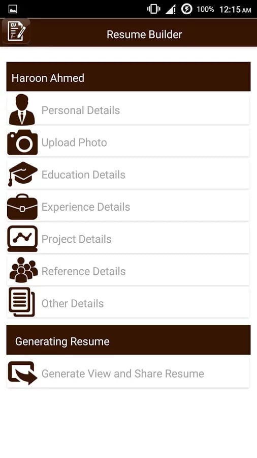 My Resume Builder,CV Fre...截图1