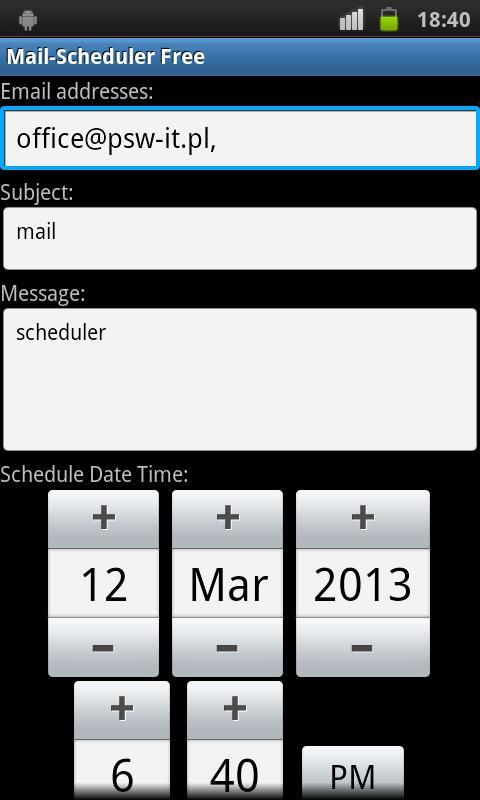 Mail-Scheduler截图3