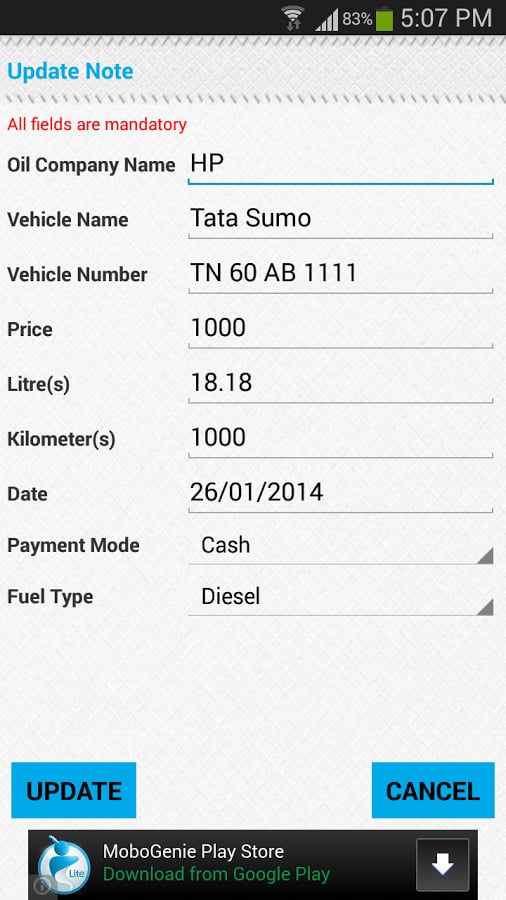 Fuel Note截图6