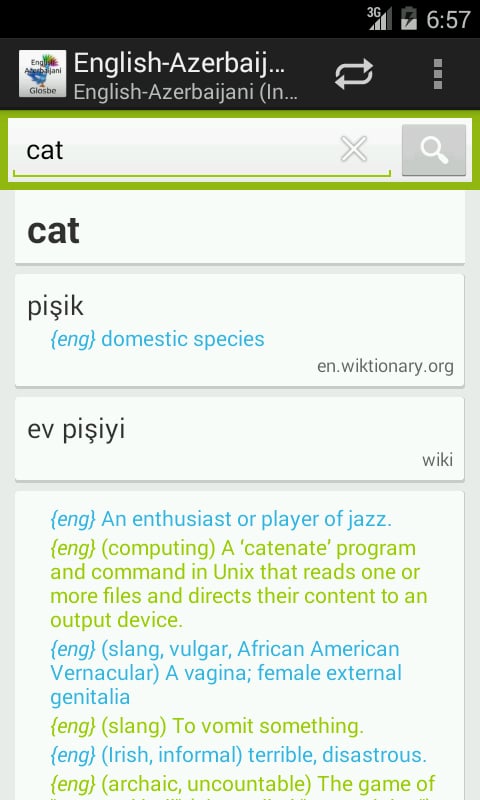 English-Azerbaijani Dict...截图6