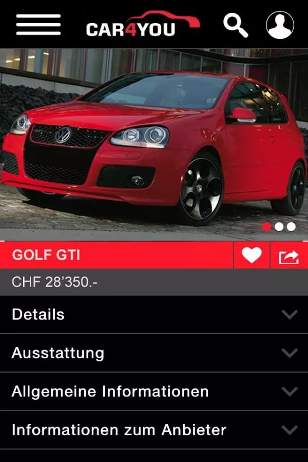 car4you.ch - Das Auto Po...截图4