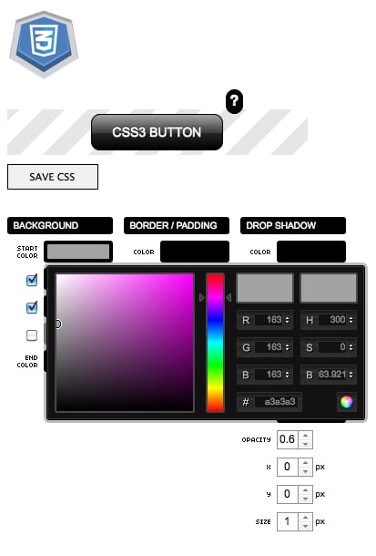 CSS3 button generator截图4