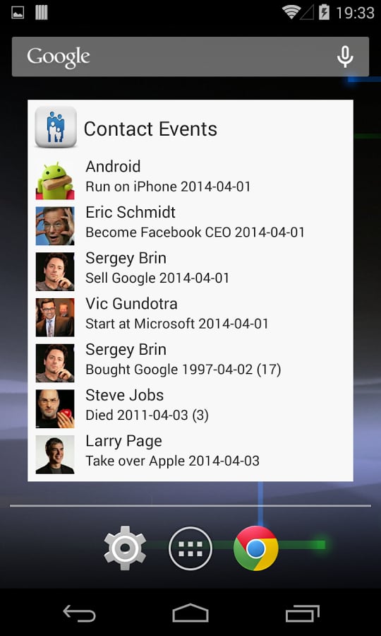 Contact Lookup Events截图2