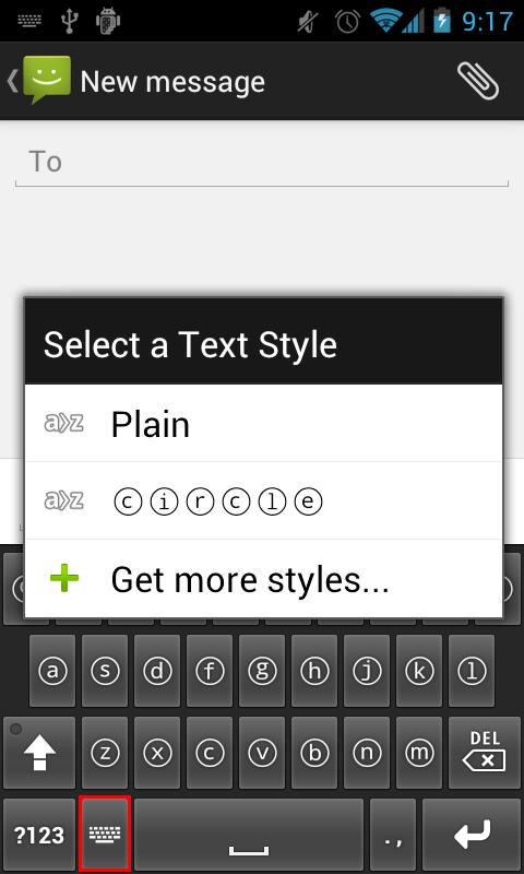 Text Styler Keyboard - Sphere截图2