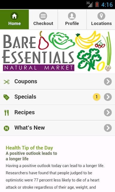 Bare Essentials Natural Market截图1