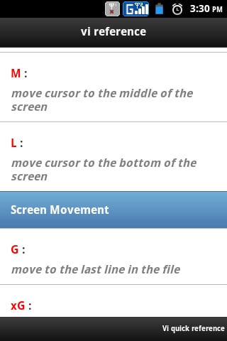 vi quick reference截图4