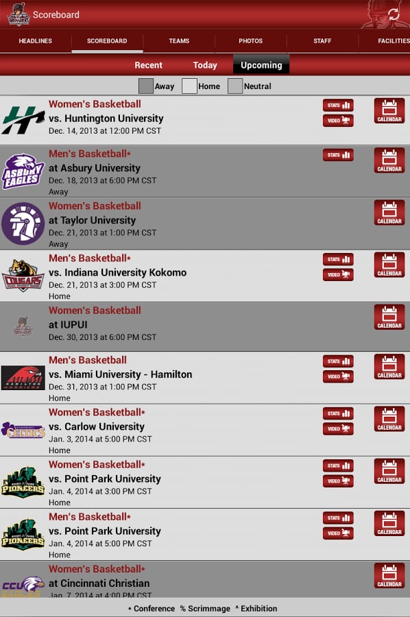 IU Southeast Athletics截图7