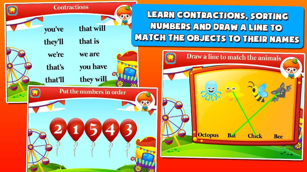 Circus First Grade Games截图10