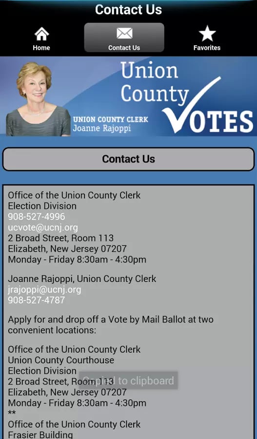 Union County NJ Votes截图1