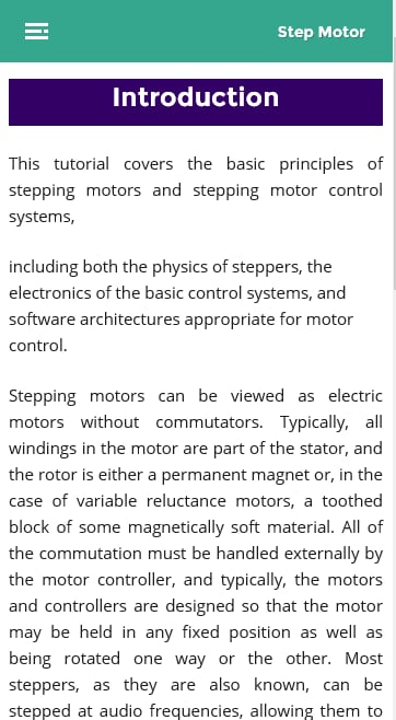 Stepper Motor Control截图2