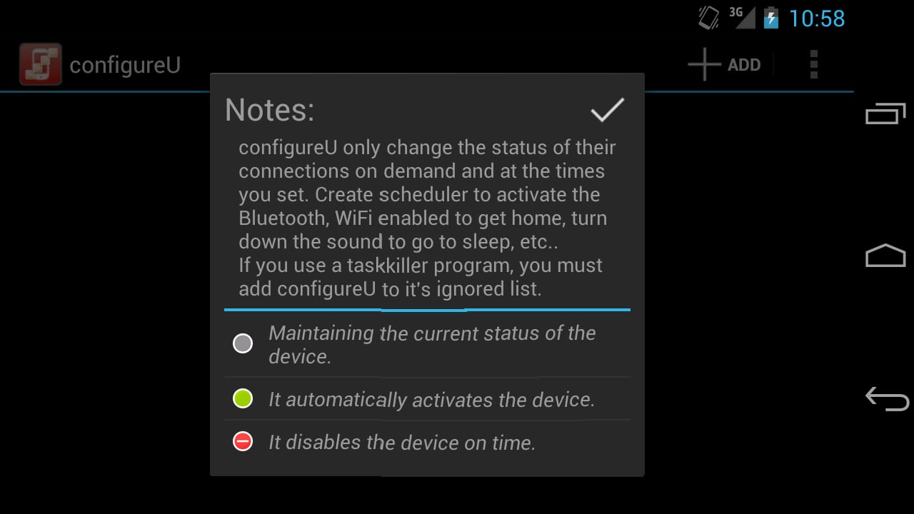 configureU Silence Sched...截图9