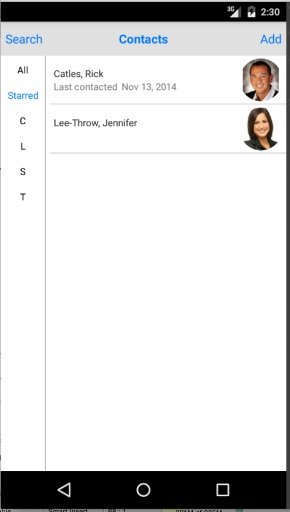 Contacts NG截图3